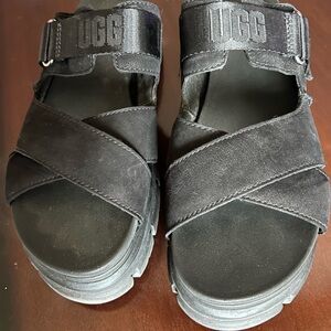 UGG Black Women's Sandals